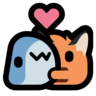 Neofox: hug_haj_heart