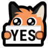 Neofox: sign_yes